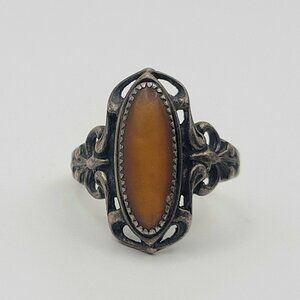 Wilbert Manning Paua Shell Ring Size 9 Sterling Silver Navajo Native American